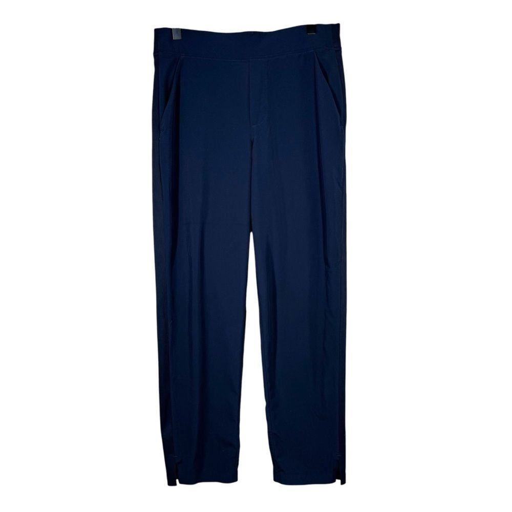Athleta Navy Blue Brooklyn Ankle Pant Activewear Athleisure Casual Size 8 305514